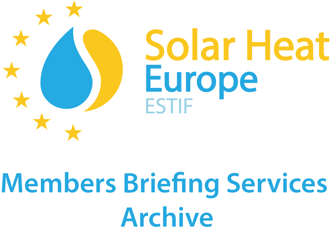 Solar Heat Europe – Members Service Briefings Archive