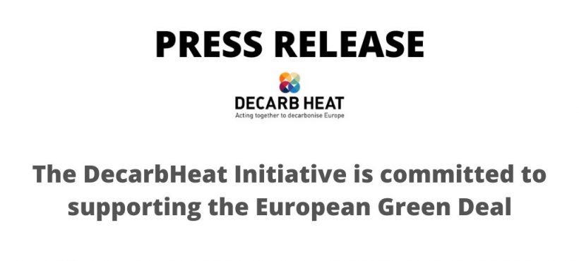 The DecarbHeat coalition is committed to supporting the European Green Deal