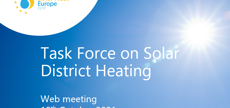 Solar Heat Europe SDH Taskforce Meeting – Follow up materials [18/10/2021]