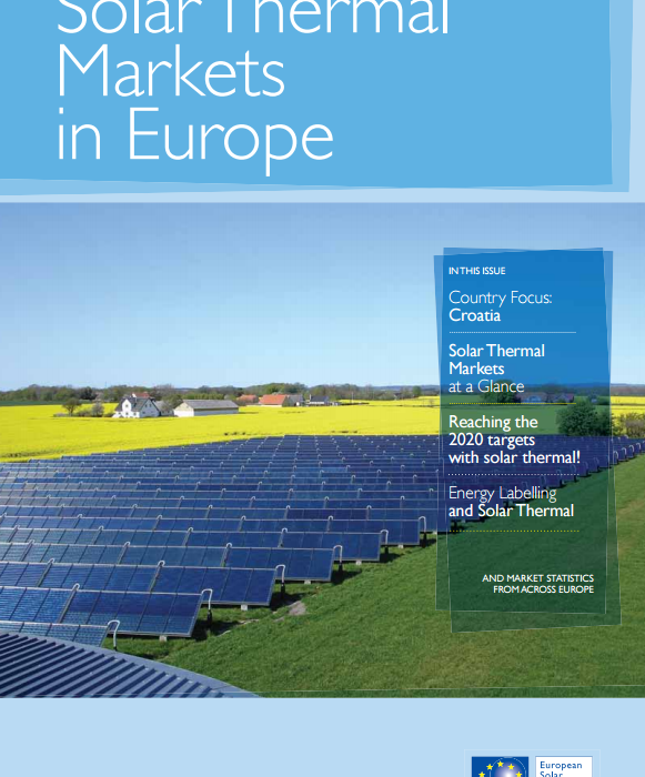 Solar Thermal Markets in Europe – Trends and Market Statistics 2012 (published June 2013)