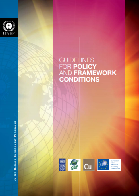 Guidelines for policy and framework conditions