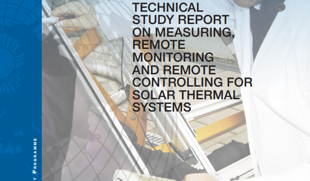Technical Study Report on Measuring Remote Monitoring and Remote controlling for Solar Thermal Systems