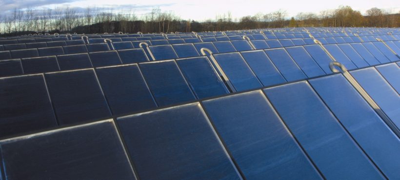 Arcon Solar Heat Europe – Solar heating and biomass plant, 5500 m2, Falkenberg, Sweden
