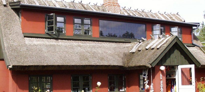 Batec Solar Heat Europe – Collector integrated facade in old house in Denmark
