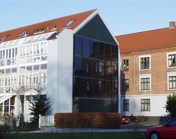 Batec Solar Heat Europe – Facade integrated collectors in Slagelse, Denmark