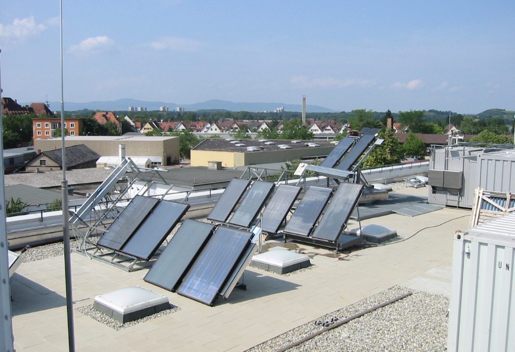 Fraunhofer ISE Solar Heat Europe – Exposition tests