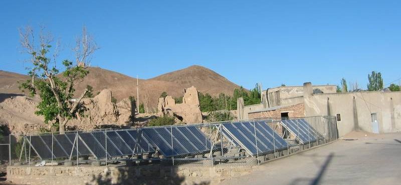 GREENoneTEC Solar Heat Europe – Collector field in Iran
