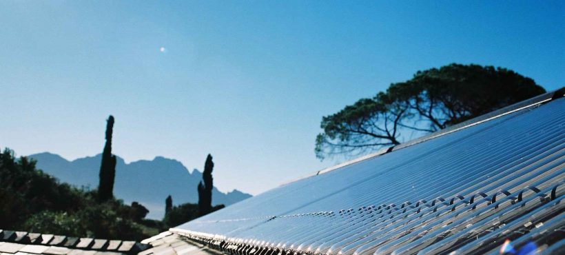 Kingspan Environmental Thermomax Solar Heat Europe – Vacuum tube collectors on building in South Africa