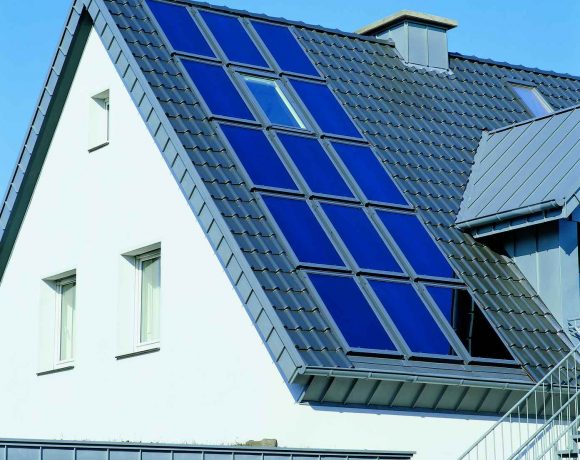 Velux Solar Heat Europe – Roof integrated flat plate collectors on house in Germany – Picture 5