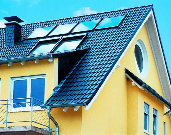 Velux Solar Heat Europe – Roof integrated flat plate collectors on house in Germany – Picture 2