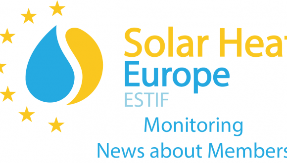News about Solar Heat Europe Members – 13/04/2018