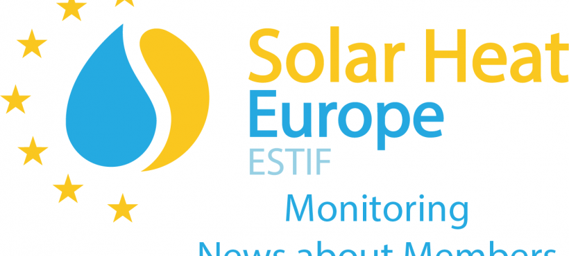 News about Solar Heat Europe Members – 25/01/2019