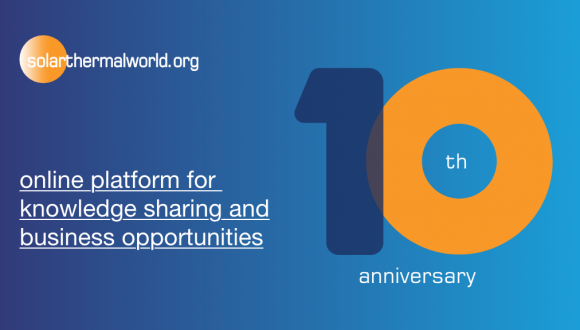 Solar Heat Europe congrats Solar Thermal World for its 10th Anniversary