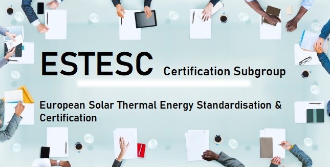 ESTESC Certification subgroup meeting