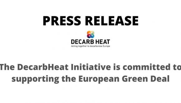 The DecarbHeat coalition is committed to supporting the European Green Deal