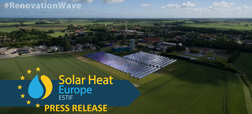 PRESS RELEASE – Renovated and energy efficient buildings are a must for a green future, and solar heat is a solution