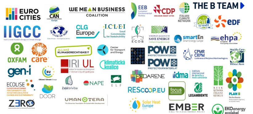 Joint letter: Investors, businesses, regions, cities, local communities and NGOs call on the EU leaders to agree on the most ambitious 2030 climate target