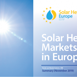 Solar Thermal Markets In Europe – Trends And Market Statistics 2018  (Published In November 2019)