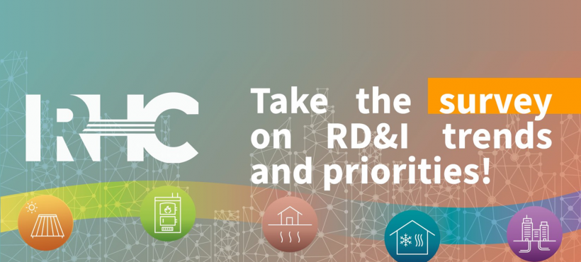 The RHC-ETIP launched a survey on Research, Development & Innovation trends and priorities