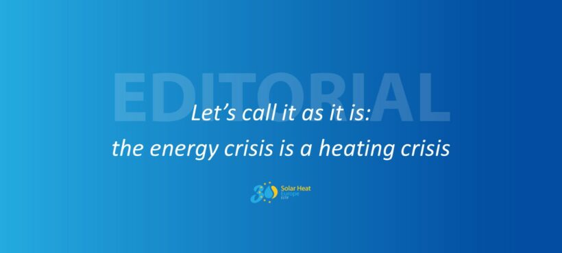 Let’s call it as it is: the energy crisis is a heating crisis