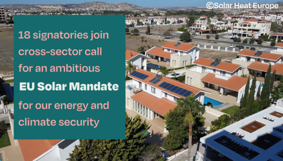 18 organisations behind cross-sector call for an ambitious EU solar mandate to secure climate and energy security
