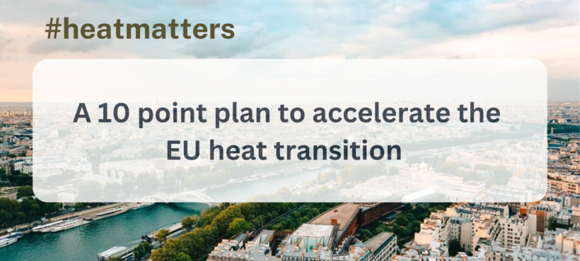 EU energy organisations urge the European Commission to revise the outdated EU heating & cooling strategy.