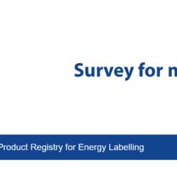 Survey on EPREL for solar thermal manufacturers and distributors
