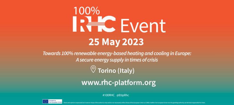 Towards 100% renewable energy-based heating and cooling in Europe: A secure energy supply in times of crisis